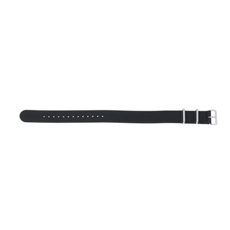 Black Leather Nato Strap The Luxury Brand Watches And Jewellery