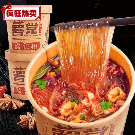 Potato Party Hot And Sour Noodles 6 Barrels Box Chongqing Hot And Sour