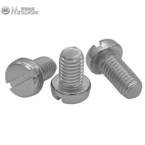 M8 M10 Stainless Steel Slotted Cheese Head Screw Stainless Steel