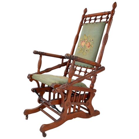 wooden vintage rocking chair 4