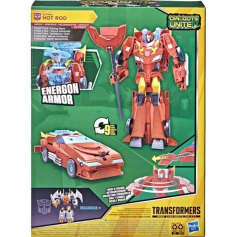 Hasbro Transformers Bumblebee Cyberverse Adventures Dinobots Unite Ultimate Autobot Hot Rod