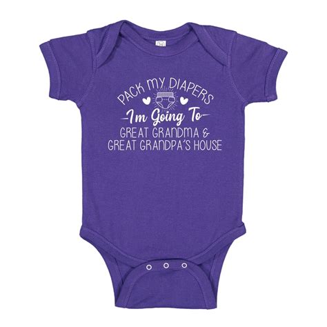 Pack My Diapers Im Going To Great Grandma And Great Grandpas House