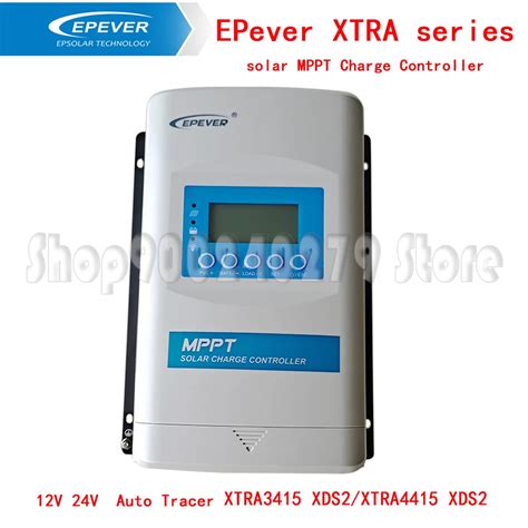 Epever Xtra Series Solar Mppt Charge Controller Lcd Solar Regulator 12v