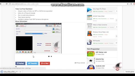 Easy Video Program Video Kesme D Zenleme Youtube