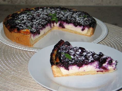 Quarkkuchen Mit Heidelbeeren Von Voodoolicous Chefkoch