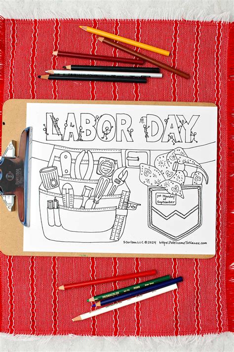 labor day coloring pages 2