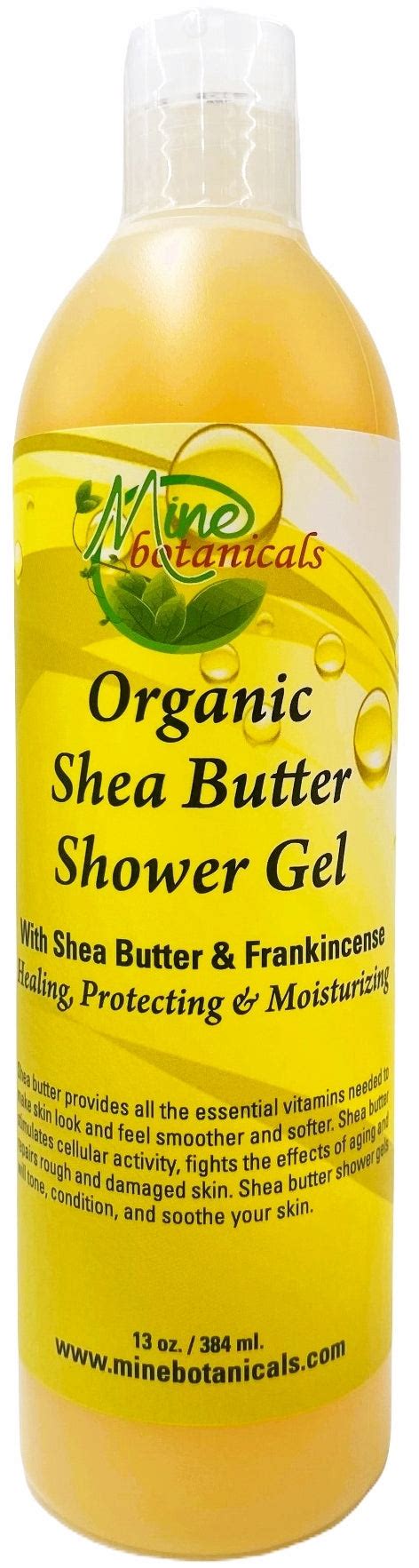 Organic Shea Butter Shower Gel Mine Botanicals