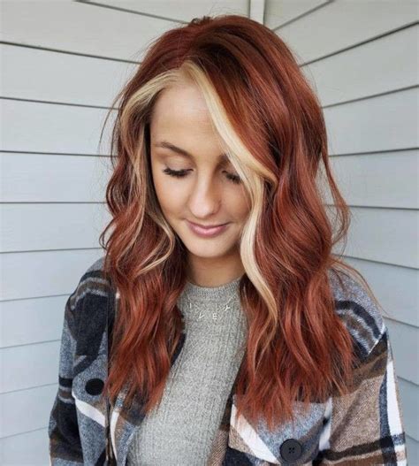 Try Some Of These Money Piece Ideas To Refresh Your Look Fashionisers Part Red Blonde