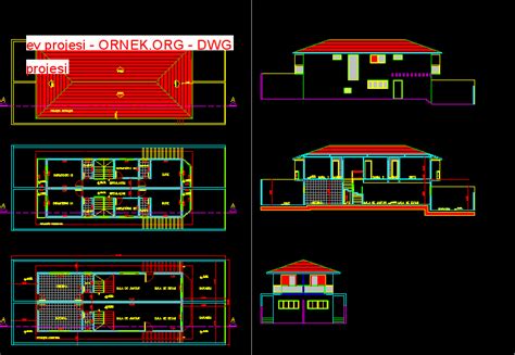 Proje Sitesi Bicentennial Bina Autocad Projesi