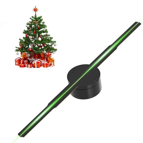 KKmoon 3D Hologram Projector Advertising Display Fan Wall Mounted Player 3D Naked Eye HD LED