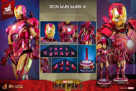 Hot Toys MMS792D70 Iron Man 2 Iron Man Mark IV Fractal Armor Hot Toys Exclusive