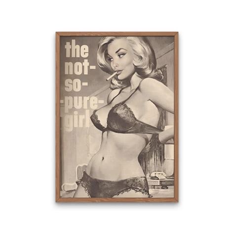 Vintage Smoking Photo Woman Nude Etsy Australia