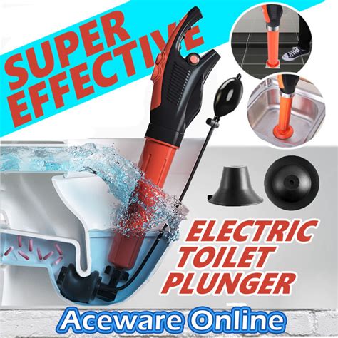 Toilet Plunger Pump Toilet Sumbat Drain Clog Remover High Pressure
