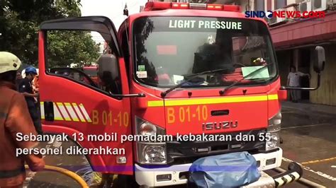 Kebakaran Ruko Di Jakarta Barat Unit Damkar Dikerahkan Video