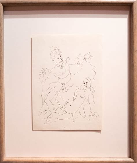 Leonor Fini Dessin érotique à 2 personnages 1950 Galerie Raphaël