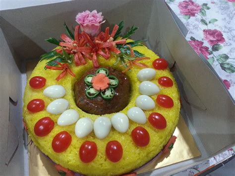 hiasan pulut kuning yang simple - ArabellateHudson