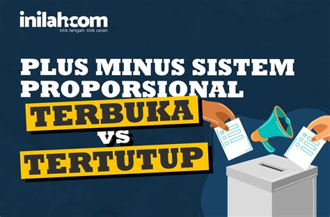Infografis Plus Minus Sistem Proporsional Terbuka Vs Tertutup