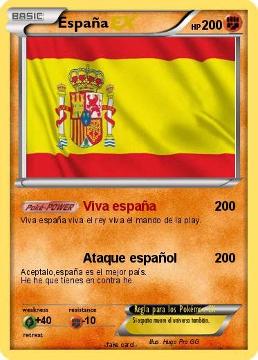 Pok Mon Espana Viva Espa A Mi Carta Pok Mon