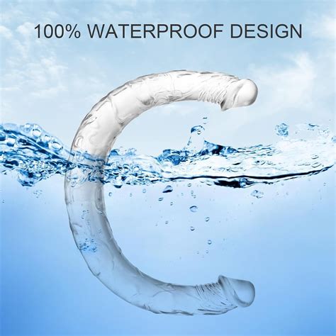 43cm Doppeldildo Crystal Jelly Realistischer Anal Langer Dildo Penis ...
