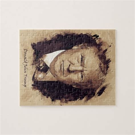President Donald Trump Jigsaw Puzzle Zazzle