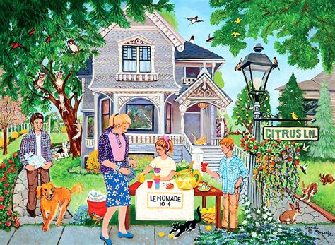 Solve Lemonade Stand Jigsaw Puzzle Online With 140 Pieces