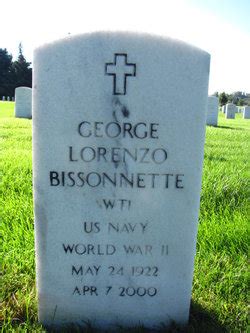 George Lorenzo Bissonnette 1922 2000 Mémorial Find a Grave