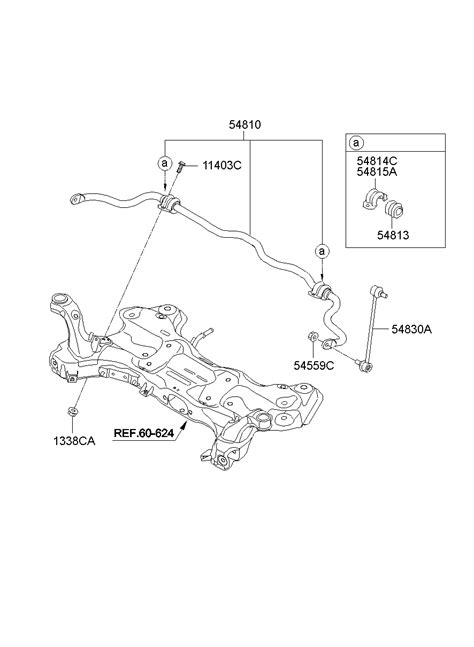 54813-1W100 Bush-Stabilizer Bar Hyundai | YoshiParts