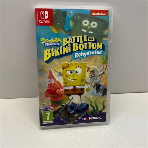 Pre Owned Spongebob SquarePants Battle For Bikini Bottom Rehydrated Switch Own4Less