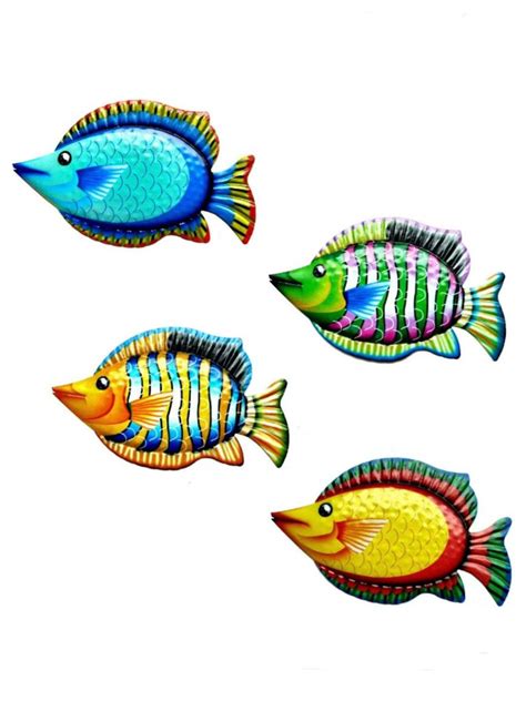 Creative Wall Art Tropical Fish Wall Hanging Interior Decoration