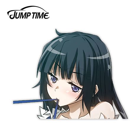 Jump Time DanMachi Hestia calcomanía de vinilo para chica de Anime