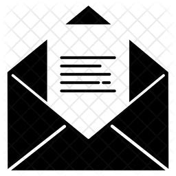 Letter Icon - Download in Glyph Style