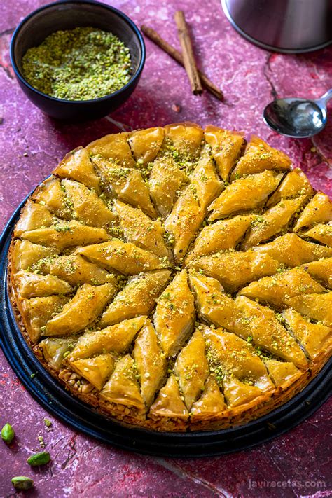 Baklava De Pistacho Postre Turco Javi Recetas