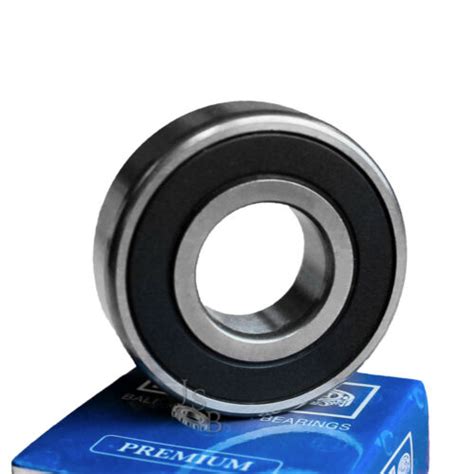 6308-2RS C3 EMQ Premium Rubber Seal Ball Bearing ABEC-3 40x90x23 6308 ...