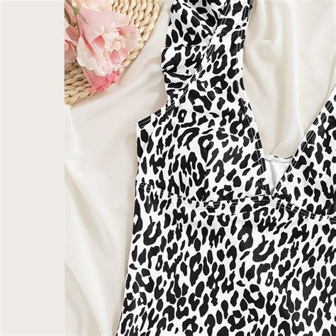 Ruffle Bikini Swimsuit V Neck High Waist Beach Sexy Bikinis Set Power Day Sale