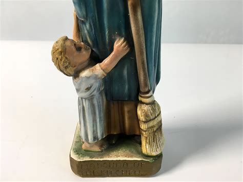 Mid Century Kitchen Madonna Statue Vintage Mary W Child Statue