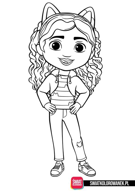 Kolorowanki Koci Domek Gabi Syrenkotka - Darmowe kolorowanki do druku