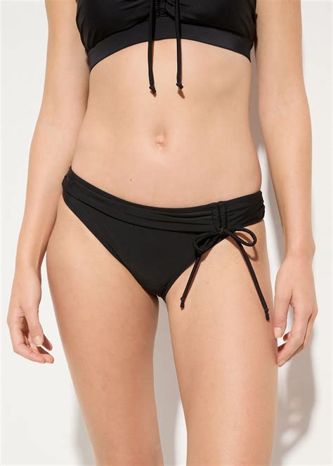 Figi bikini z poliamidu z recyklingu cena 12 99 zł sklep bonprix