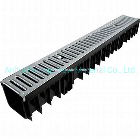 Customized BMC SMC Manhole Linear Drainge Channel With Grating Wo