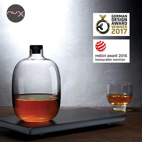 Meimei Red Dot Winning Work Imported Nude Handmade Glass Sake Wine Set Japanese Creative Hip