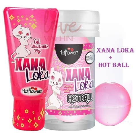 Kit Xana Loka Gel Bisnaga Excitante Feminino E Bolinha Hot Ball Xana Loka Shopee Brasil