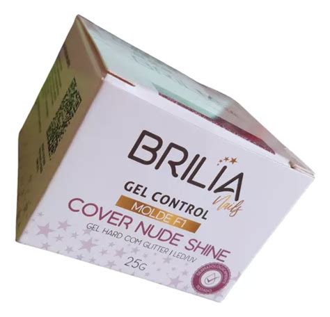 Gel Control Cover Nude Shine Molde F G Brilia Nails Mercadolivre