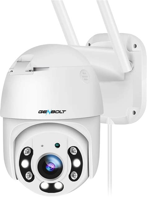 Genbolt Dc Poe K Cam Ra De Surveillance Wifi Ext Rieure Mp Cam Ra