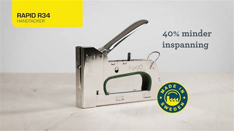 Rapid PRO R34 Tacker - YouTube