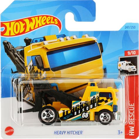 Базова машинка Hot Wheels HW Rescue Heavy Hitcher жовта 5785 купити у Києві Україні MAUDAU