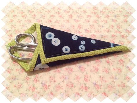 Cyanotype Fabric Scissor Case · How To Make A Scissors Holder · Sewing