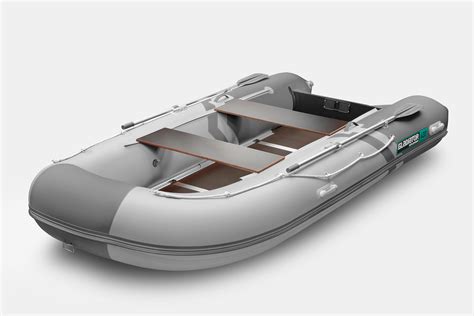 Купить Надувная лодка GLADIATOR B420 светло-темносерый (СПБ) с ...