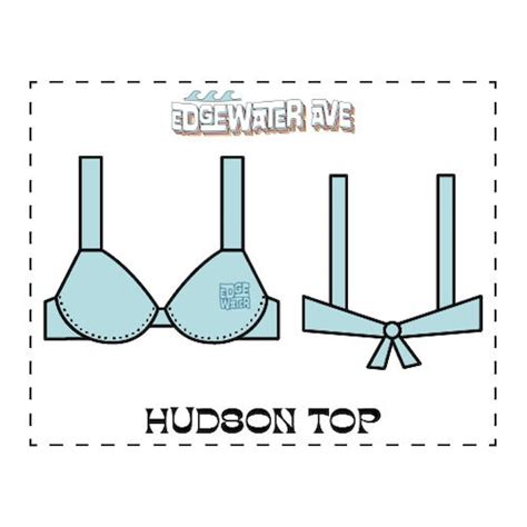Diy Ring Wrap Bikini Top In Pdf Sewing Pattern Grady Etsy