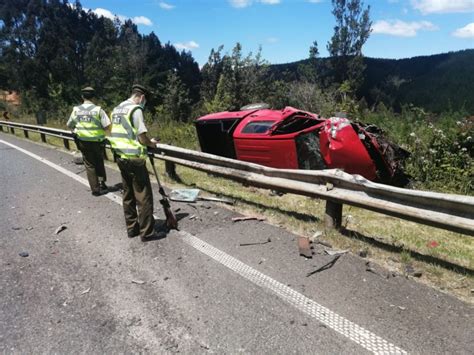 Violento Accidente De Tr Nsito En Ruta Paillaco Valdivia Dej A Joven