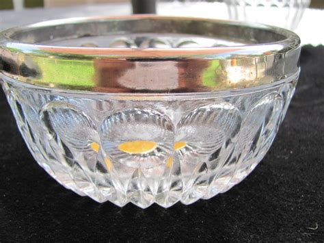 Vintage Leonard Of Italy Crystal And Silver Plate Candy Dish Haute Juice