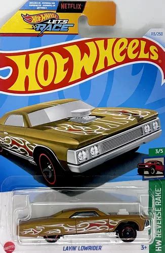 Carrinho Hot Wheels Layin Lowrider Let S Race Flame Fire Mercadolivre
